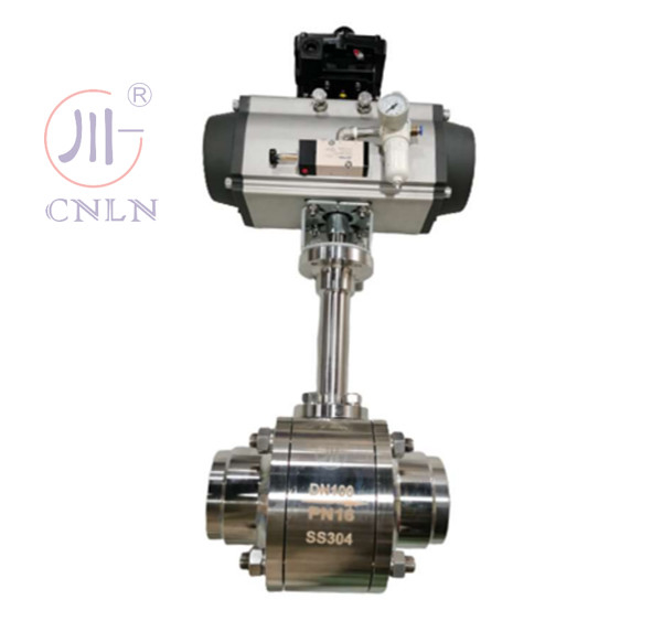 La valva de bola neumática criogénica de acero inoxidable CDQ661F para GNL/LOX/LN2/LAR/LCO2 -196`~+80 °C