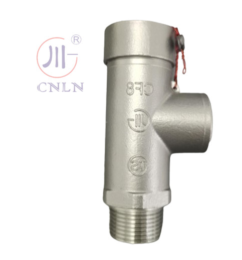 Válvula de seguridad de baja elevación criogénica DN15 PN40 SS304/316 para tanque/squid/remolque