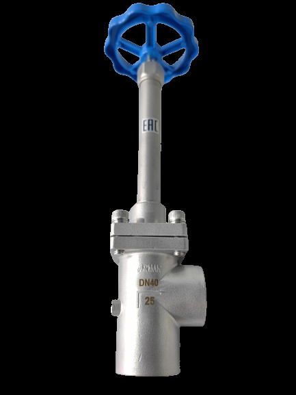 Acero inoxidable 304 / 316 Sella de disco PCTFE de baja temperatura válvula de globo criogénico -196~+80°C
