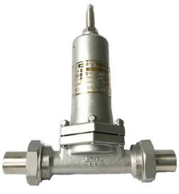 PN25 Regulador de presión de válvula de control criogénico Gran caudal -196 ~ + 80 °C para GNL LOX LIN