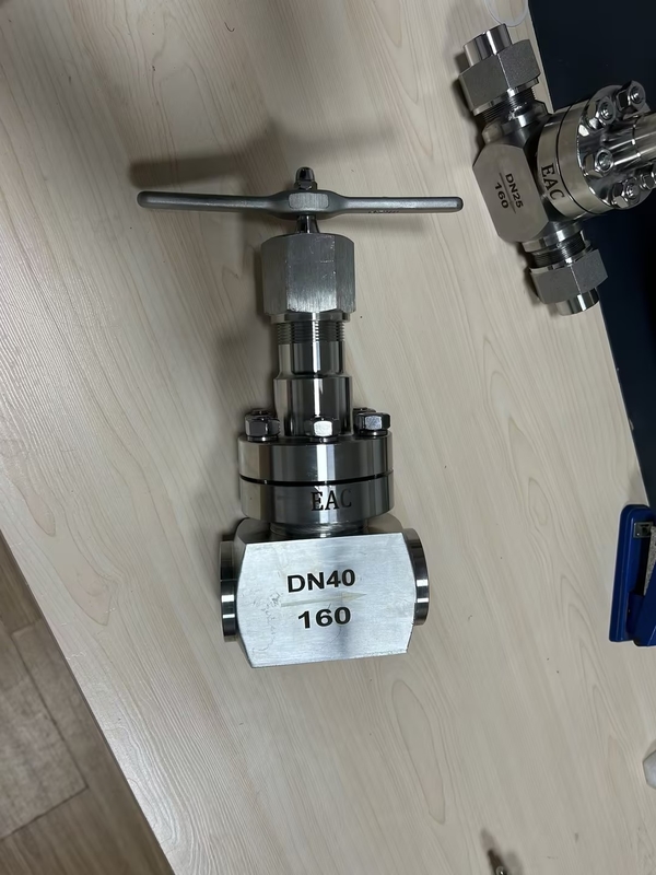 GNL LOX LIN LAR LCO2 Tanque Criogénico válvula de globo de alta presión de alta calidad PN320