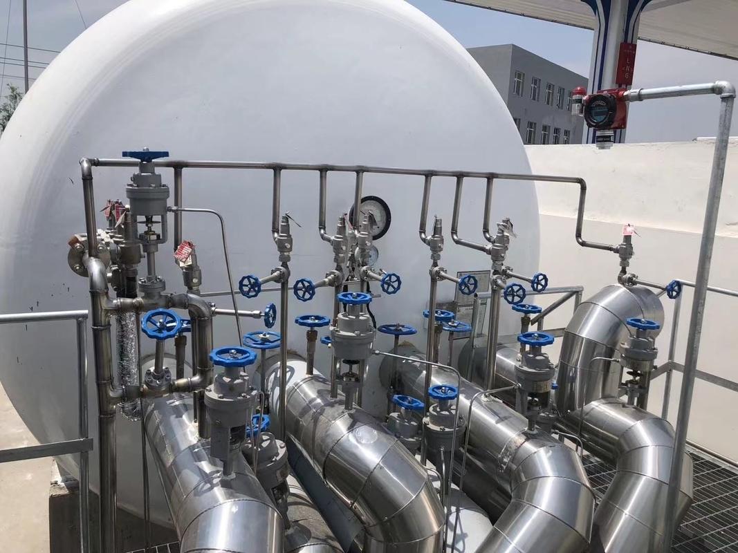LOX LNG LIN LAR Tanque criogénico líquido válvula de control de alta presión, válvula globo PN320 de alta calidad
