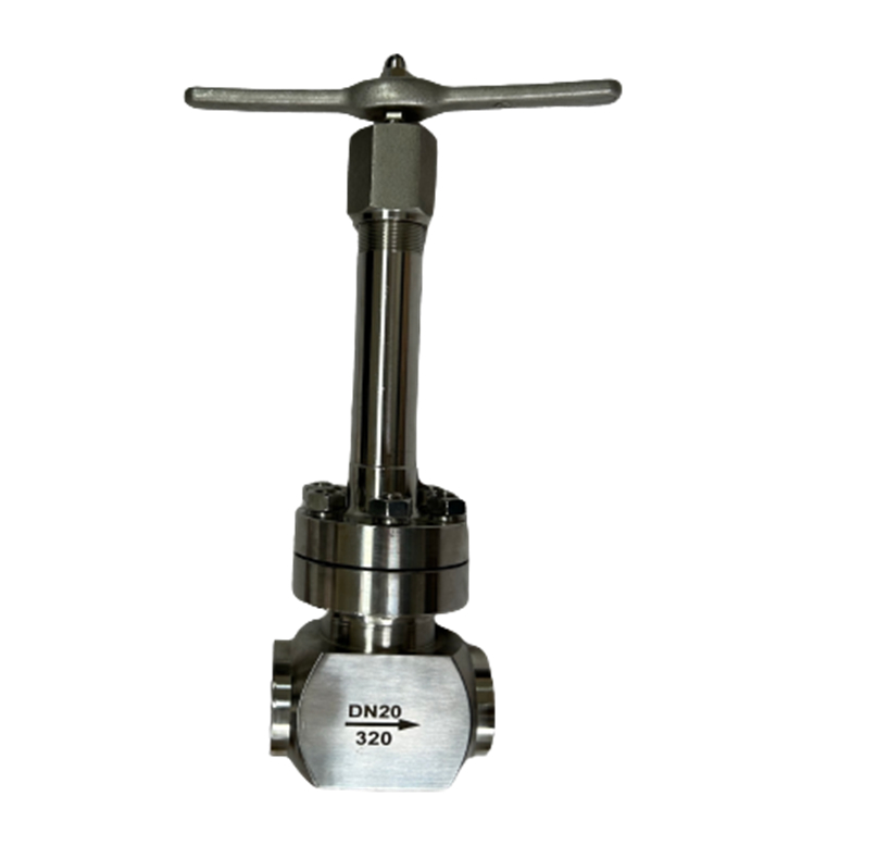 Válvula de globo criogénico DJ61F-50P con presión máxima de 5,0Mpa y rango de temperatura de -196°C a +80°C para aplicaciones de GNL/LOX