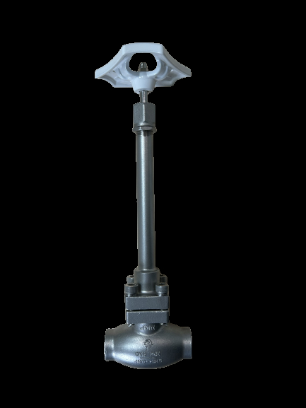 Válvula de globo criogénica DN25 de acero inoxidable 304/316 con sello de PTFE y cuerpo de válvula CF8/CF3 para aplicaciones de -196°C a +80°C