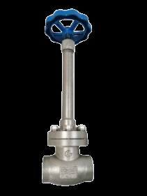 Válvula de globo criogénica DN32 de acero inoxidable 304/316 para TANQUE DE TUBERÍA LOX con rango de temperatura de -196°C a +80°C