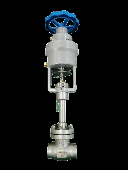 Válvula neumática de esfera criogénica con sellado de PTFE y cuerpo CF8/CF3 para el apagado de emergencia de 5,0Mpa en aplicaciones de GNL/LOX/LIN