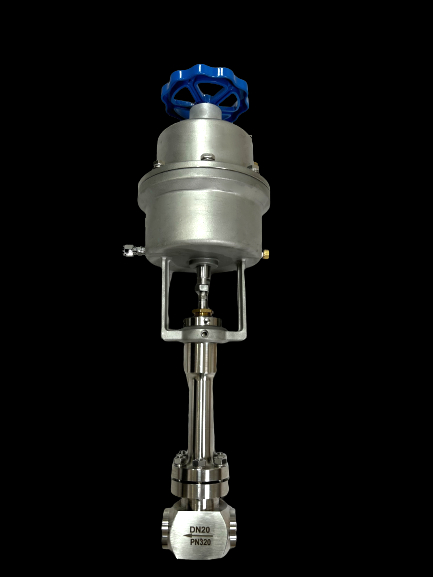Válvula de globo criogénico de alta presión de 42Mpa con cuerpo de válvula CF8/CF3 para aplicaciones de GNL/LOX/LIN y rango de temperatura de -196 a +80°C