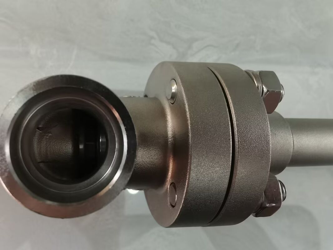 Válvula de globo criogénica certificada CE ISO con presión máxima de 5.0 MPa, acero inoxidable 304/316 y rango de temperatura de -196 a +80 °C