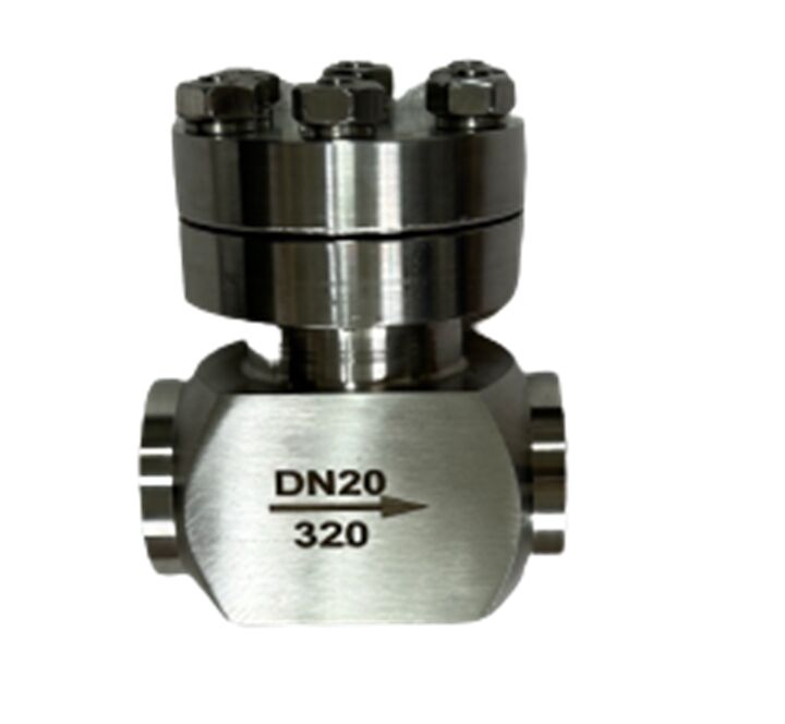 Válvula de retención criogénica con presión máxima de 320 Mpa Acero inoxidable 304/316 para rango de temperatura de -196 a +80°C