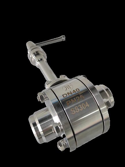 Válvula de bola criogénica con conexión bridada y accionamiento por volante adecuada para GNL, LN2 y LAr