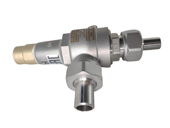 Válvula de seguridad criogénica de acero inoxidable con presión de 4.0Mpa y rango de temperatura de -196°C a +120°C