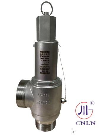 Válvula de seguridad criogénica de acero inoxidable con clasificación de presión de 4.0Mpa para aplicaciones de -196°C a +120°C