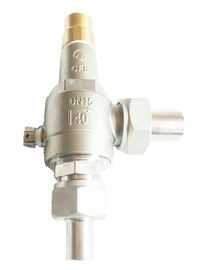 Modifique la válvula de elevación para requisitos particulares criogénica de acero inoxidable de la caída de la válvula de seguridad del gas de la pulgada