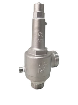 Válvula de seguridad criogénica manual de la elevación de la caída de DN25 CF8